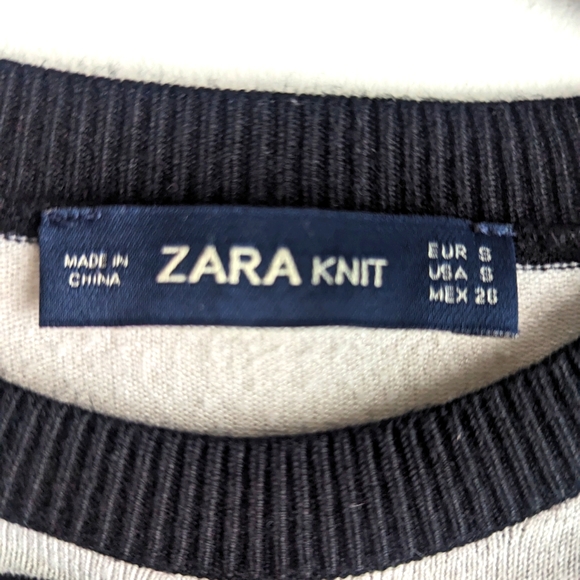 ZARA KNIT striped top - Picture 3 of 4